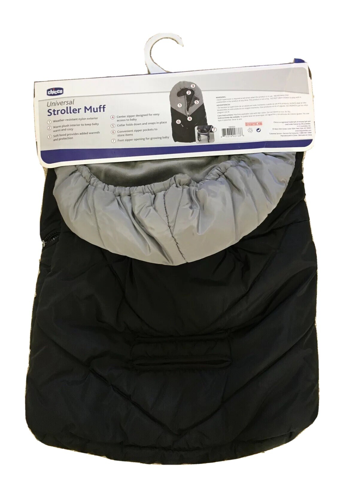 chicco stroller muff