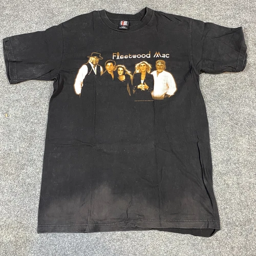 Fleetwood Mac T-shirt L Black Tour Double Sided Vintage 1990s vintage concert t-shirt, vintage, single stitch, B+ condition