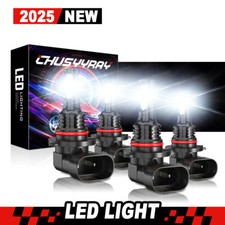 For Toyota RAV4 2009-2011 4x 9005 9006 LED Headlight Bulbs Hi-Low Beam kit