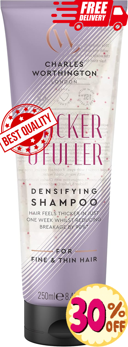 Charles Worthington Thicker And Fuller Densifying Shampoo, Hair Thickening | UK - View #9