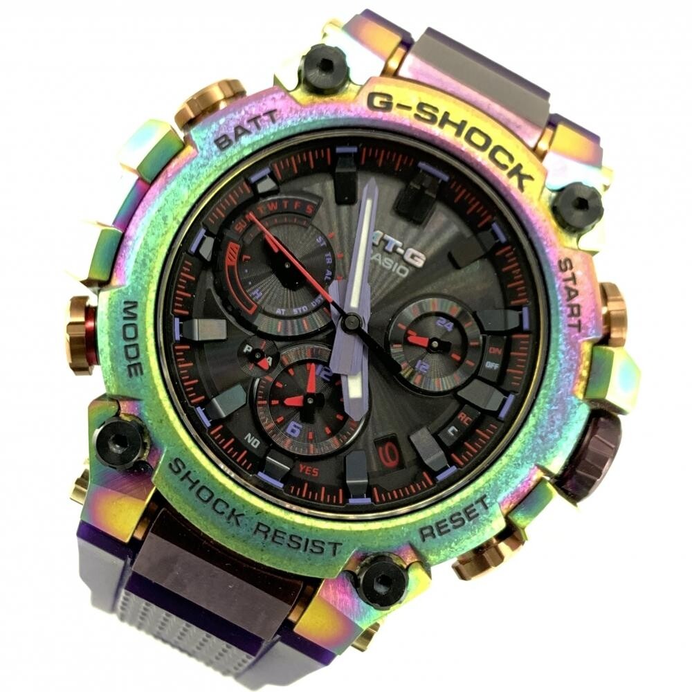 Casio G SHOCK MTG B3000PRB 1AJR MT G Aurora Oval Smartphone Link Tough Solar M