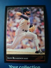1992 Leaf Baseball BLACK GOLD Jeff Reardon #151 Boston Red Sox 