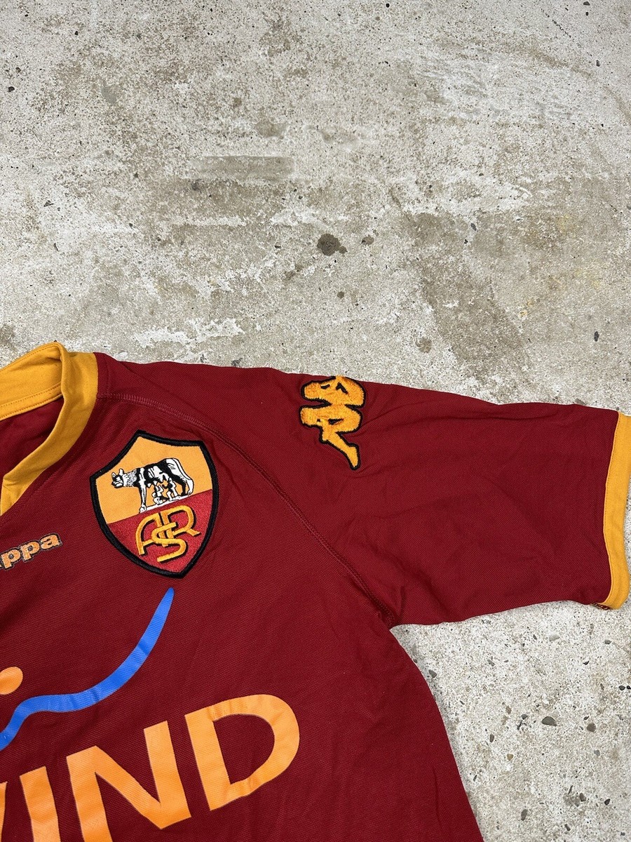 Kappa x AS Roma 2007/2008 Home Jersey Mancini #30 M | eBay