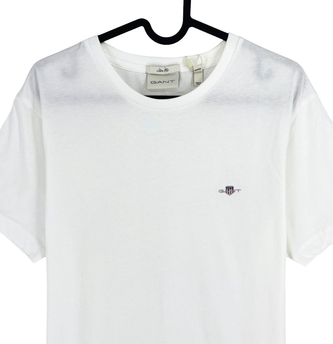 T-shirt Uomo GANT Logo Scudo &ndash; Cotone Manica Corta Girocollo &ndash; Estate