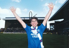 Signed ALLY MCCOIST A4 Glagow Rangers Photo - PROOF/FCOA - Scotland