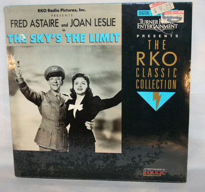 Laserdisc (4)  * The Sky's the Limit * Fred Astaire Joan Leslie  RKO Classic Ext