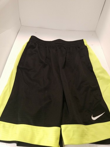 NIKE MEN'S BASKETBALL SHORTS BLACK NEON 
