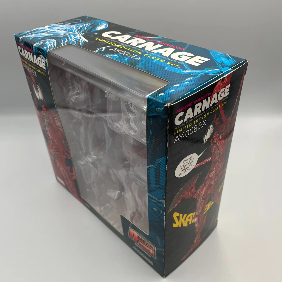 Amazing Yamaguchi Spider-Man Carnage Figure Limited edition clear ver. No.008 - Image 4 of 4