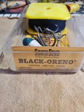 Vintage Fishing Line South Bend Black Oreno  Spool In Box