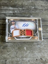 2021 Topps Museum Collection Joey Gallo Signature Swatches Dual Patch Auto /50