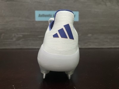 Adidas F50 Elite SG Soccer Cleats White Blue Red Men display picture 3