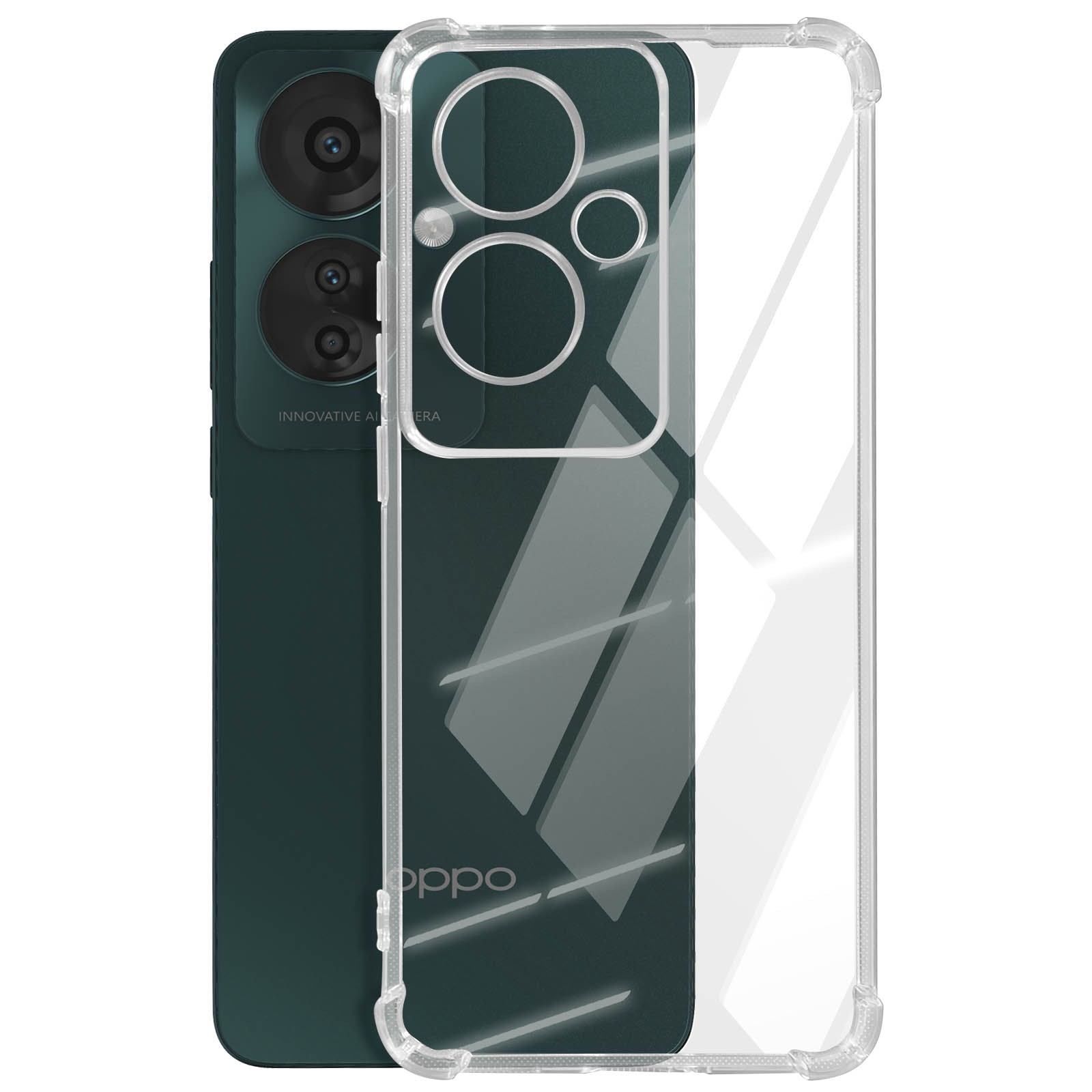 Coque Oppo Reno 11F transparente idéale pour les photos et une utilisation nomade urbaine