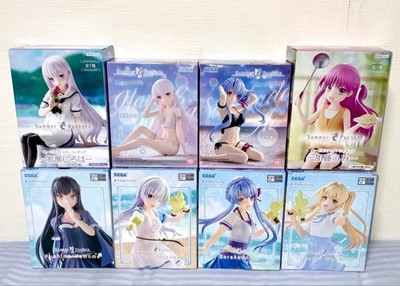 Summer Pockets Figure Set of 8 Authentic Collectible Anime Characters Japan