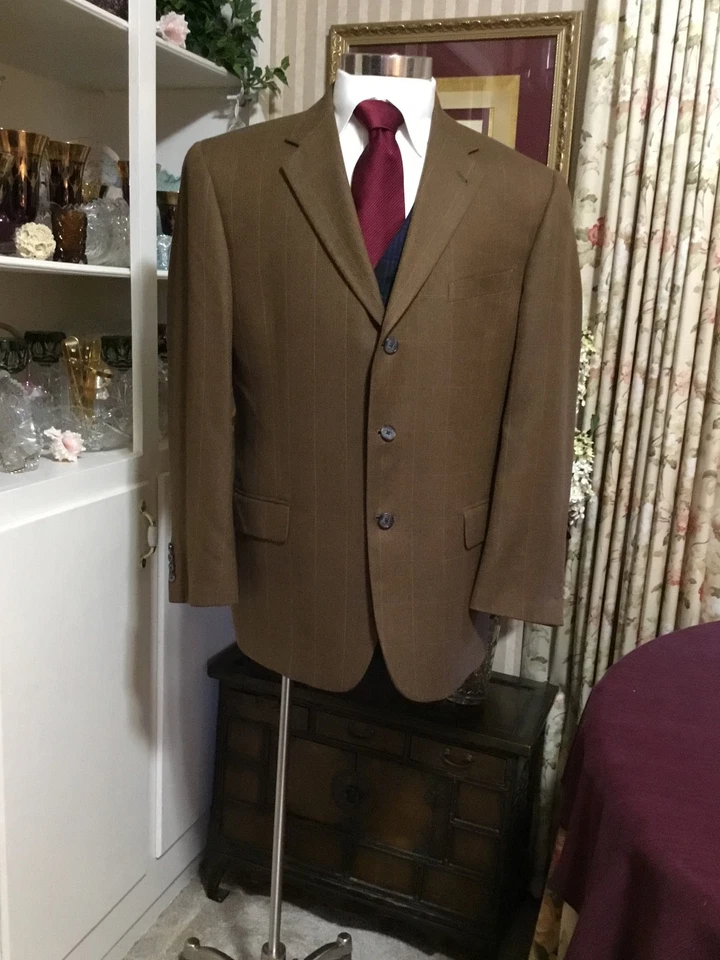 Nuevo Abrigo Chaqueta Deportivo Para Hombre Guapo Joseph Abboud Nordstrom EE. UU. Seda Necana 43R Foto 3 de 4