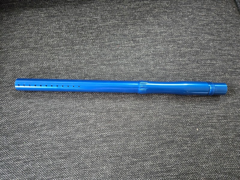 New CUSTOM PRODUCTS 14" Autococker Thread Blue One Piece Barrel