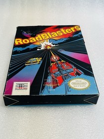 RoadBlasters NINTENDO NES Cartridge CASE Driving ROAD BLASTERS BOX & GAME
