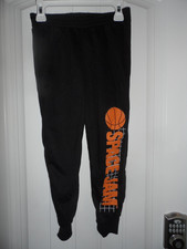 Great Space Jam boys size 6 black banded lightweight jogger sweatpants NWOT