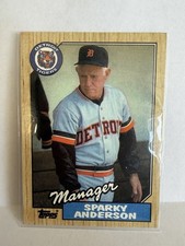 1987 Topps - Sparky Anderson #218