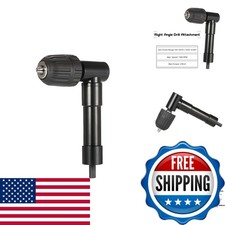 VISLONE 0.8-10mm Right Angle 90 Degree Cordless Drill Attachment Adapter