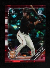 2019 Bowman Chrome Draft Sapphire Edition Red 3/5 Hunter Bishop #BDC-31 7c5