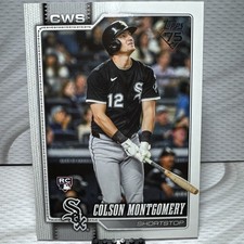 2026 Topps Series 1 - Colson Montgomery JUMBO Rookie Card White Sox ⚾️