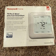 Honeywell Th6320zw2007 T6 Pro Z-wave With Smartstart Programmable Thermostat Honeywell Th6320zw2007 T6 Pro Z-wave With Smartstart Programmable Thermostat
