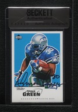 BAS 1999 Upper Deck Retro Ahman Green #146 Seal of Authenticity Auto 3c7
