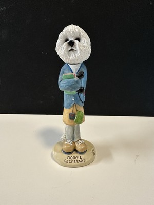 BichonFrise Doog-03 Secretary figurine, collectible from Conversation Concepts.