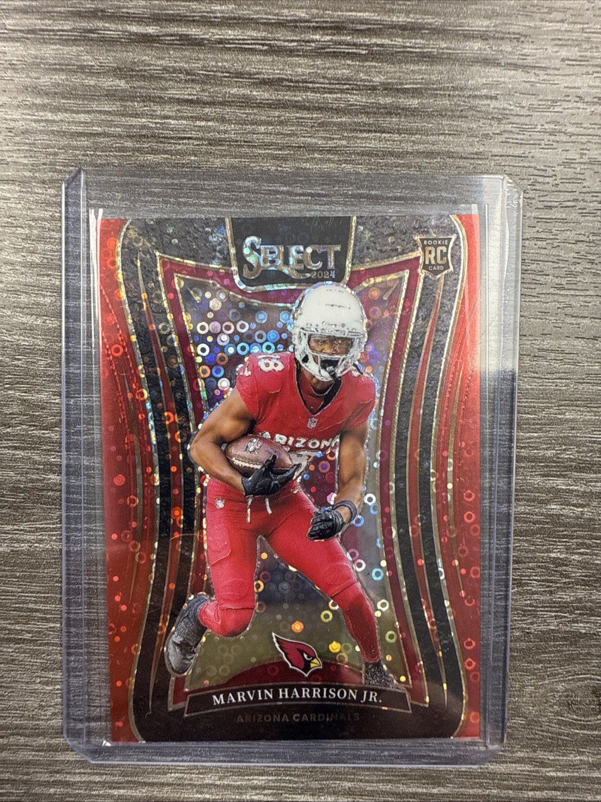 2024 SELECT MARVIN HARRISON JR RED MOJO PRIZM  /49 SUITE LEVEL RC CARDNALS SSP