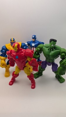 Hasbro Super Hero Mashers LOT 5 Figures + Accessories Marvel Star Wars Transform