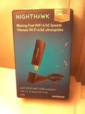 Netgear Nighthawk AXE3000 A8000 WiFi USB Adapter USB 3.0, Tri-Band WiFi 6/6E