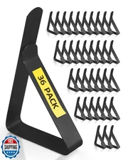 36 Pack Tablecloth Clips - Heavy Duty Picnic Table Clip, Stainless Steel Tabl