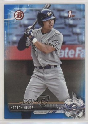 2017 Bowman Draft Blue 28/150 Keston Hiura #BD-75 u0u