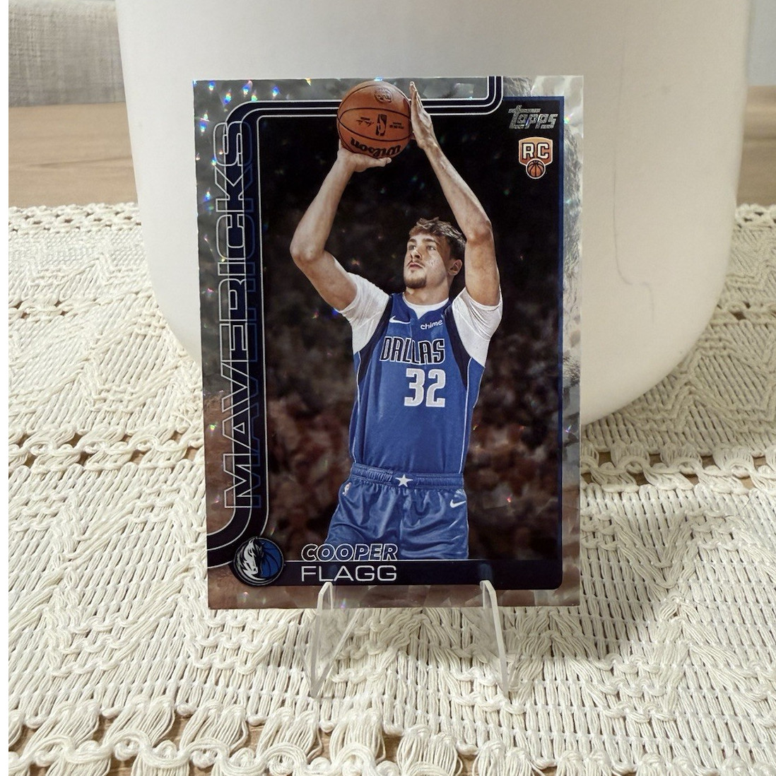 ROTY  Costco exclusive Crackleboard 2025-26 Topps Cooper Flagg Rookie #201