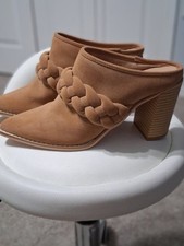Women's Chunky Block Heel Mules