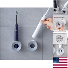 Modern Grey Toothbrush Holder - Vacuum Seal for Quick Drying  Easy Installation