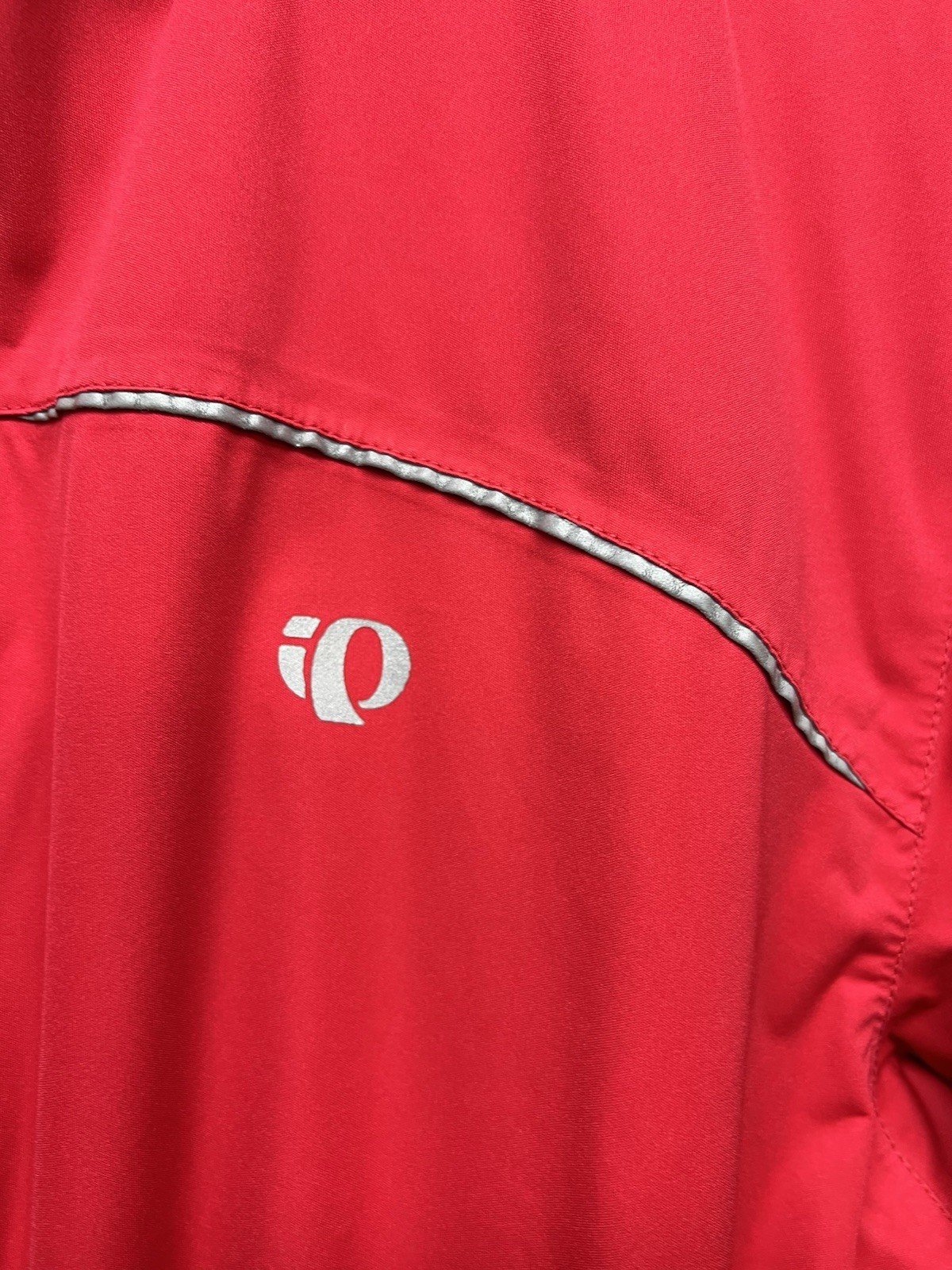 Men’s Medium Pearl Izumi Select Barrier WxB Rain Jacket With Snap Off Hood Red