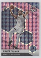 2020-21 Panini Mosaic Rookie Purple Mosaic Prizm 1/49 Xavier Tillman #213 0y1d