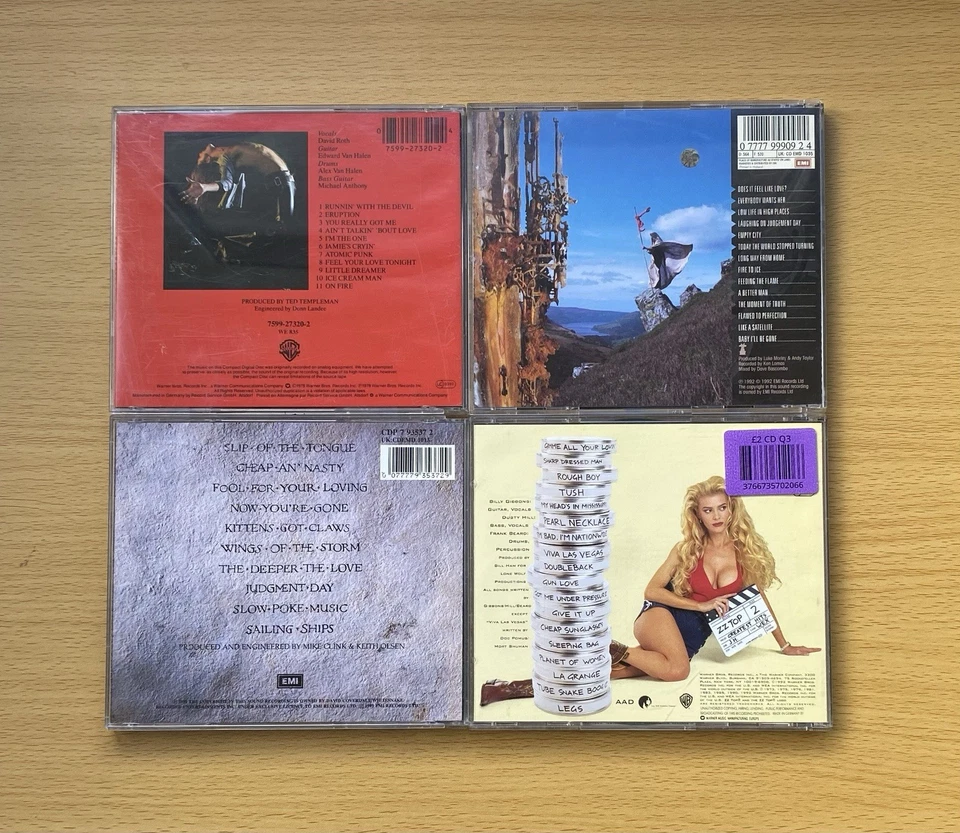 Heavy Metal CD Bundle - Van Halen, Thunder, Whitesnake, ZZ Top, Thin Lizzy, Foto 3 de 4