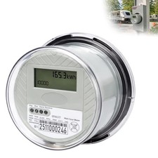 240 V 2-Wire Digital KWH Meter &ndash; High-Precision LCD Watt Meter for RV/Home/Wo...