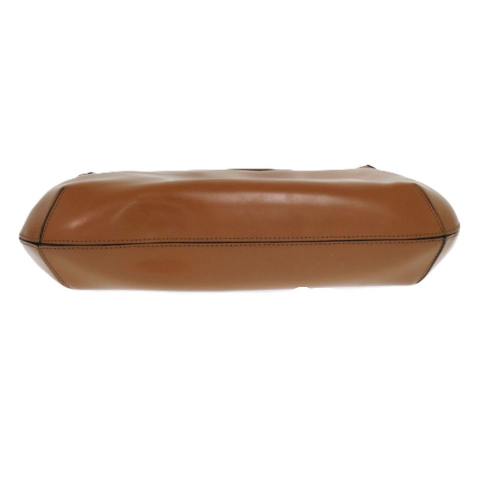 AUTHENTIC CELINE Shoulder Bag Camel Leather Embossed Leather — image 3