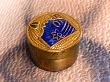 Virgo Star sign of the Zodiac-Astology-2.5cm-vintage pill box-1i