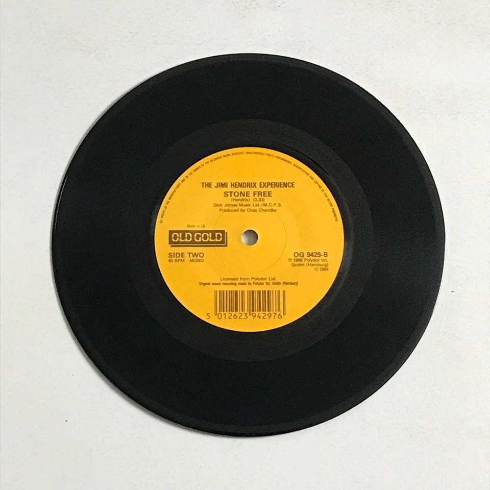 The Jimi Hendrix Experience - Hey! Joe 7" Vinyl Record - OG 9429 VG+/EX - Image 3 of 4