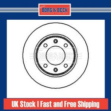 Image of 2x Brake Discs Pair Solid For Citroen C3 MK2 1.6 VTi 120 Rear 4246W9 4246X8