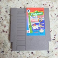 Sesame Street ABC NES Nintendo Cartridge Tested Working 