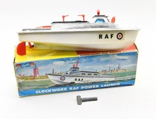 Telsalda Hong Kong Clockwork RAF Power Launch Model Boat 1960's