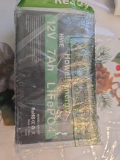 New 12V 7Ah LiFePO4 BMS with F2 Terminal 4000 Deep Cycles Life Lithium Battery