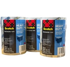 Scotch 3850S-LR3 Heavy Duty Shipping Packaging Tape 1.88 in. x 38.2 yd. 9 Rolls