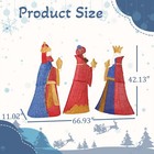 Yescom 3-Piece Three Kings with Gifts Christmas Decorations for Indoor Outdoor — photo 9