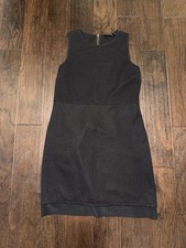 The Limited Black Sheath Knee Length Office Dress Sleeveless Career Size 10